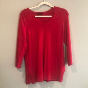 Red sweater shirt